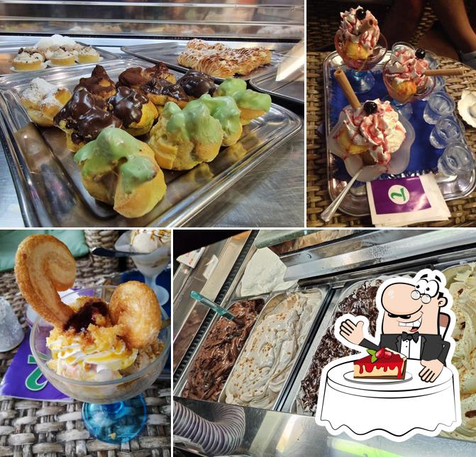 Gelateria Turchi serve un'ampia varietà di dolci