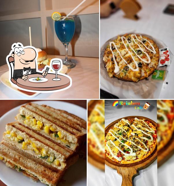 Food at Rainbow Cafe