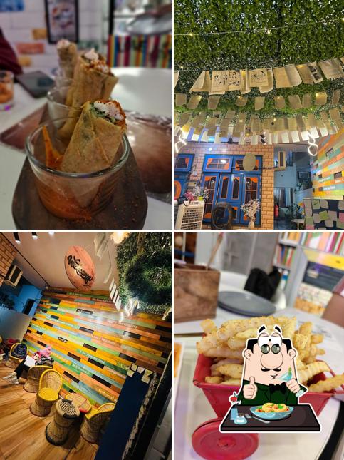 Food at Billionaires Book Cafe