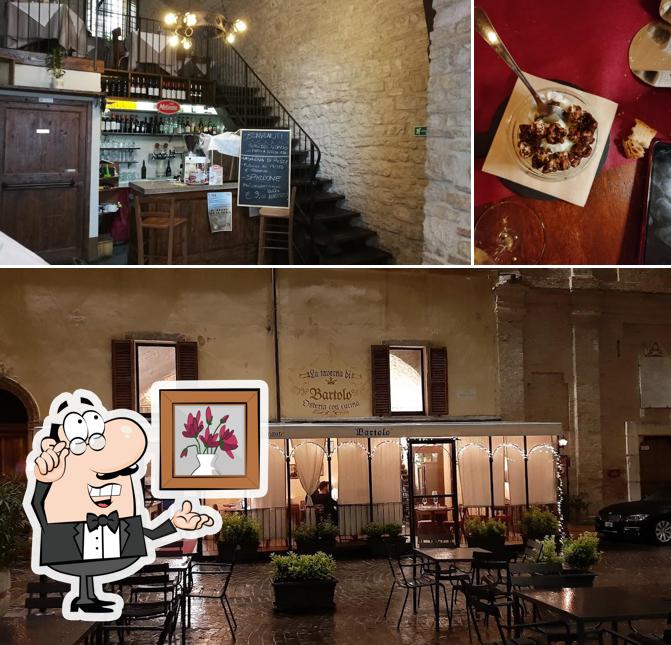 Ristorante La Taverna di Bartolo si caratterizza per la interni e bevanda
