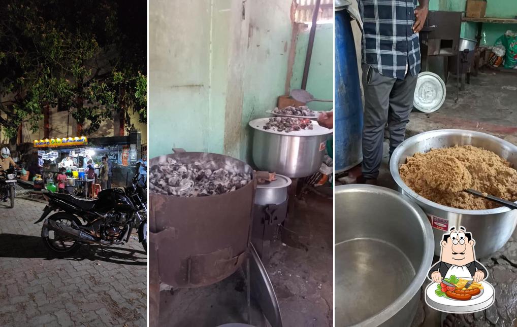 Food at Rahmath Beef briyani ( Owned by Kaja Mydeen)