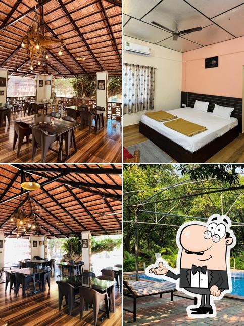The interior of Sorath farm house gir