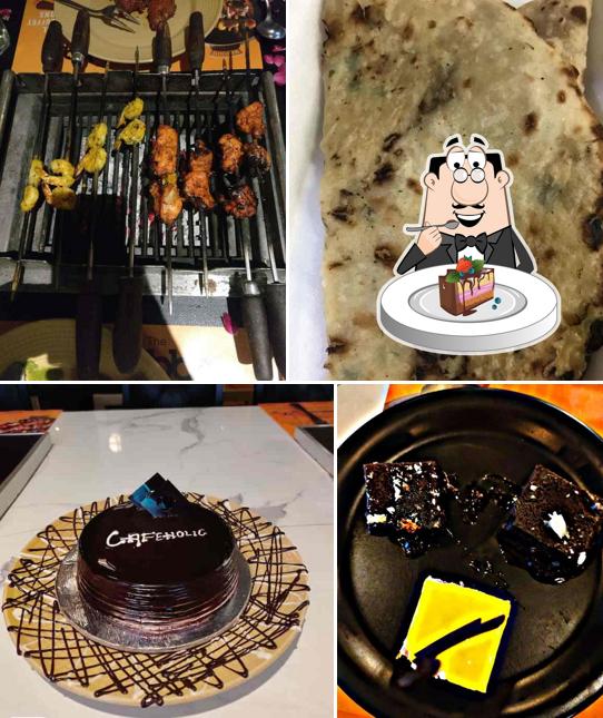 Chocolate cake at The Barbeque Company