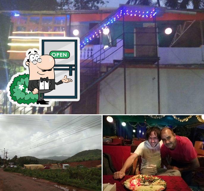 The photo of exterior and cake at The bombay duck bar and restaurant