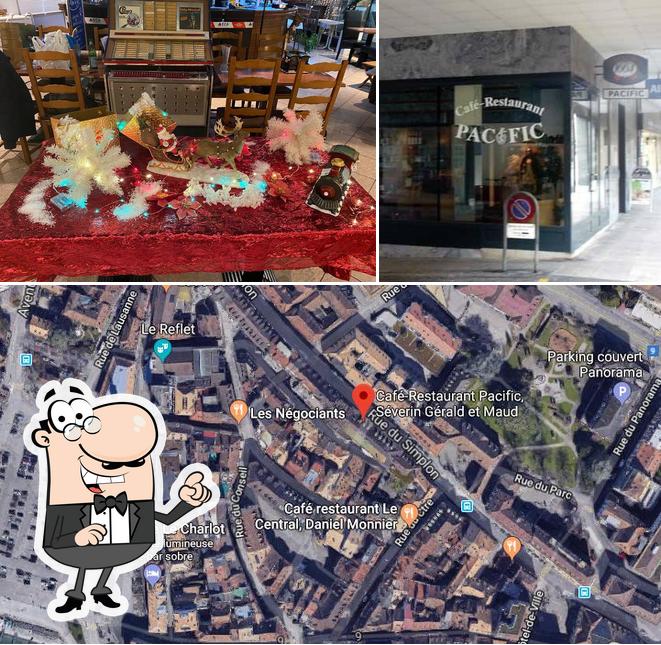 La immagine della esterno e dolce di Café-Restaurant Pacific