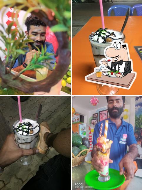 spoorthi cafe Amul ice cream parlour