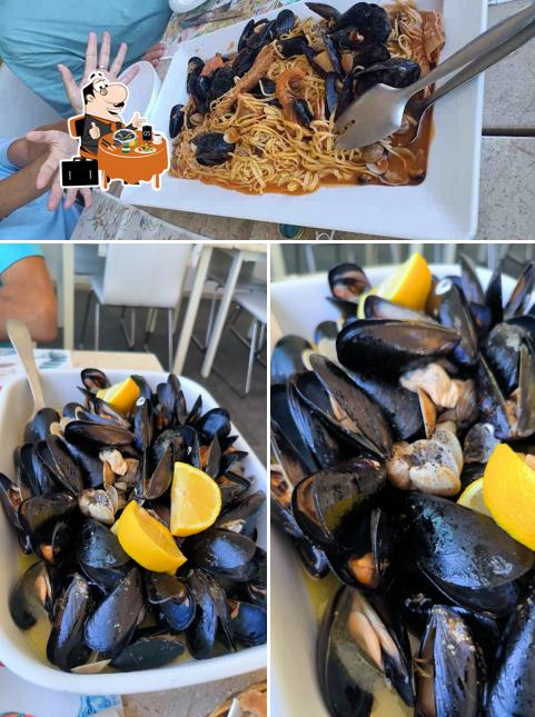 Cozze al Ristorante Bianca Scogliera