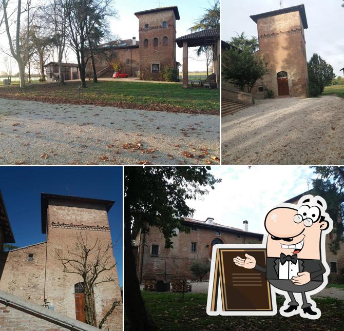 Goditi la vista dagli esterni di Agriturismo Villa la Motta Baricella