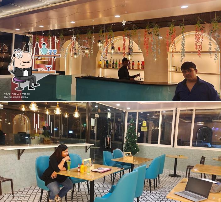 The interior of Elina's Cafe and Restaurant