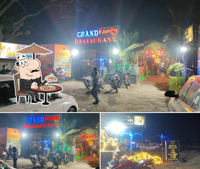 Enjoy the view at the outside area of Grand Restro