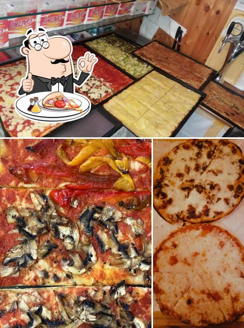 Prova una pizza a Bar Pizzeria Alimentari D'Alessio