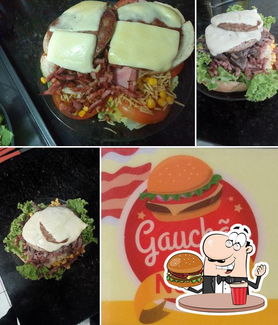 Consiga um hambúrguer no Gauchao Do Nelson
