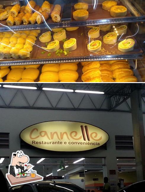 Platos en Cannelle Restaurante, Conveniência e Padaria