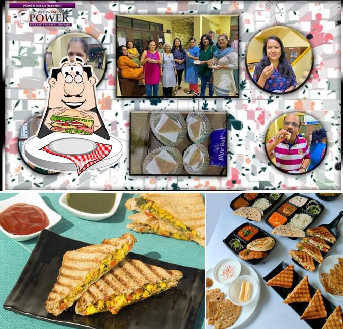 Club sandwich at Community Kitchen