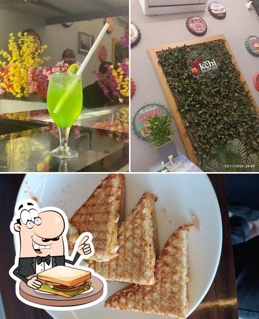 Grilled cheese sandwich at DEKCHI Multi Cuisine Restro