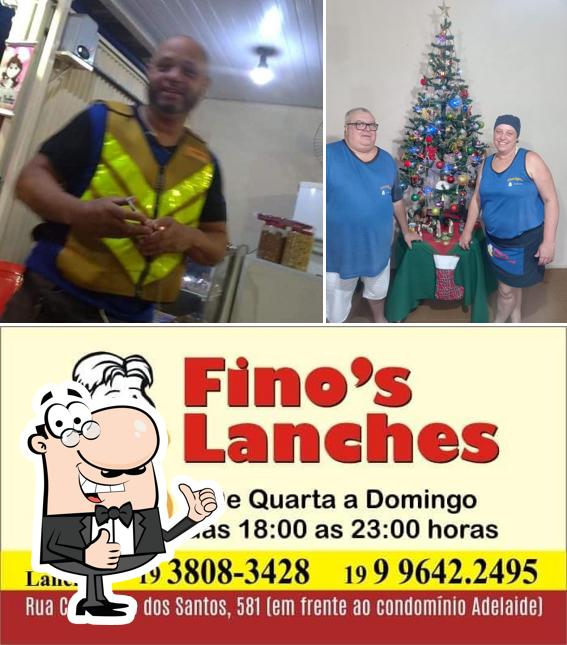 Look at the pic of Fino's Lanches