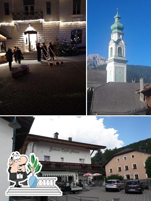 Goditi la vista dall'area esterna di Garni Caffe' Heini