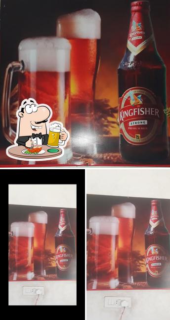 Order a pint of light or dark beer