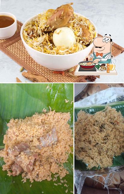 Fried rice at Manna Caterers