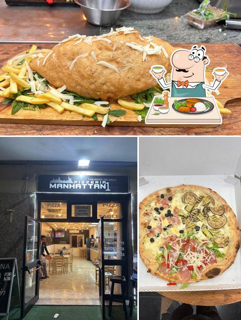 La immagine della cibo e interni di Pizzeria Manhattan 1