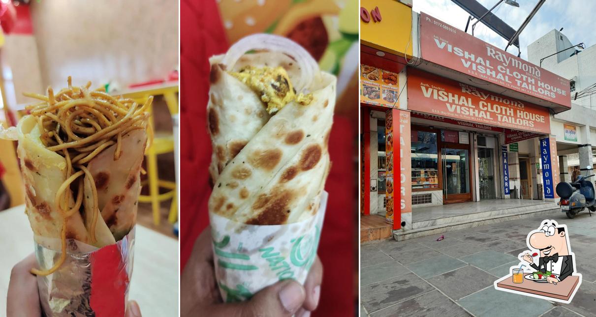 Food at Roll Nation Phase 3b1 janta market Mohali Punjab