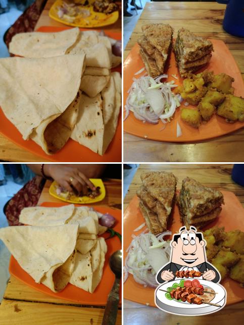 Food at Sagarika hotel and restaurant