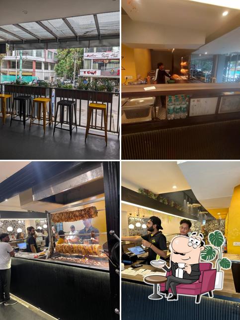 The interior of Smoky Docky kalyan Nagar