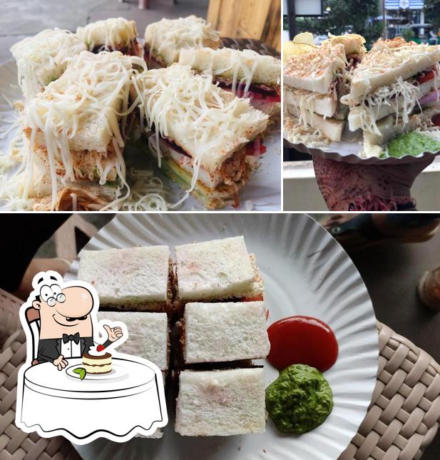The Juice and Sandwich Station serves a selection of sweet dishes
