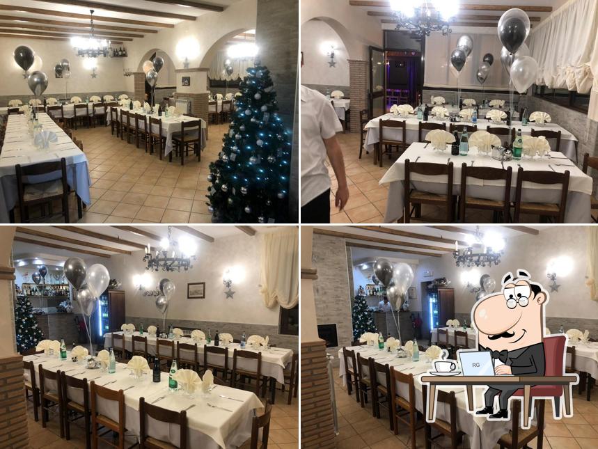 Gli interni di Trattoria La Fontanaccia