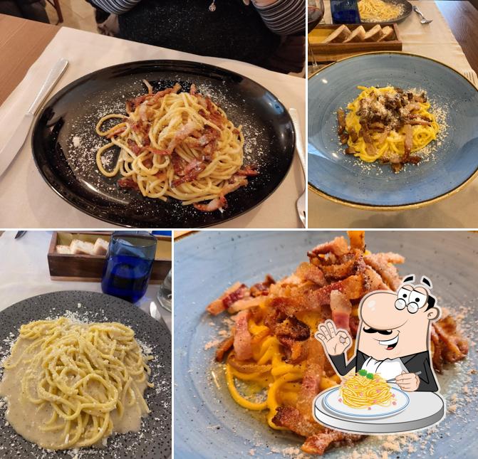Spaghetti alla carbonara al Ristorante Mamima