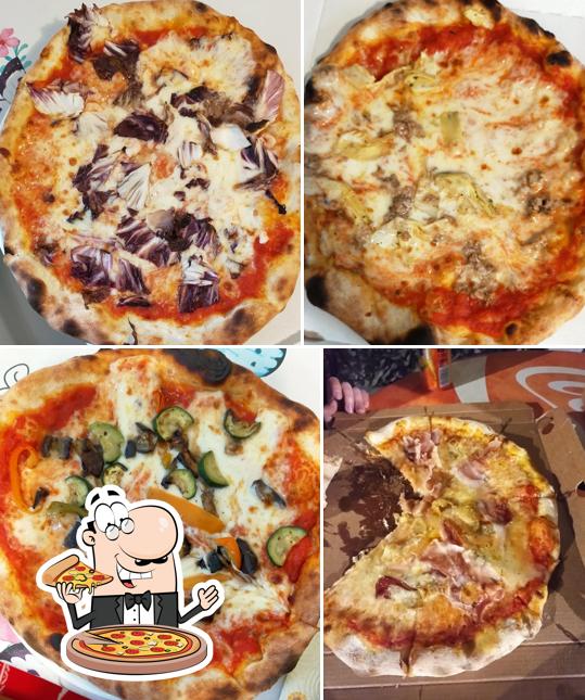 Prova tra le molte varianti di pizza Prova tra le molte varianti di pizza