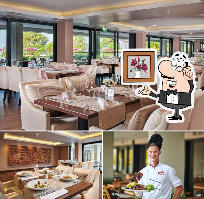 Gli interni di A`la Carte Restaurant Bacchus
