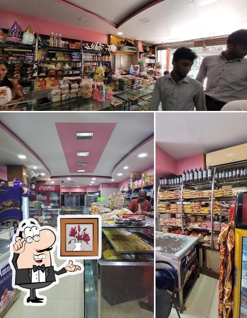 The interior of British Bakery