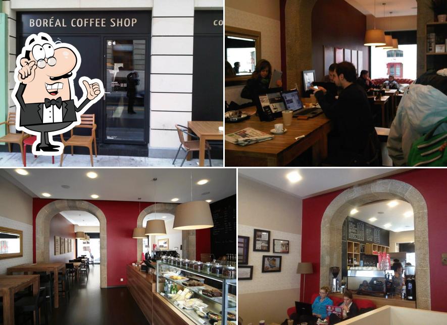 Dai un'occhiata agli interni di Boréal Coffee Shop