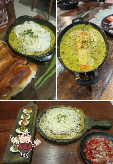 The picture of Capital Egg’s food and interior