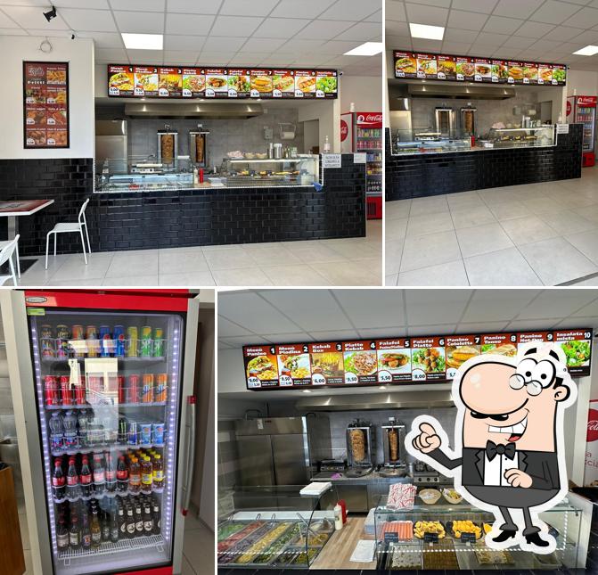 Gli interni di Deniz Kebab