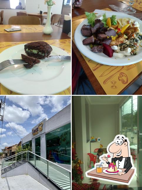 Doce Pecado Restaurante provê uma escolha de sobremesas