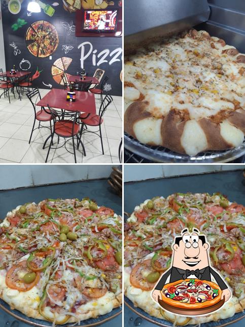 Escolha diferentes estilos de pizza