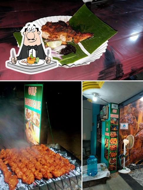 Food at Gulf Barbeque