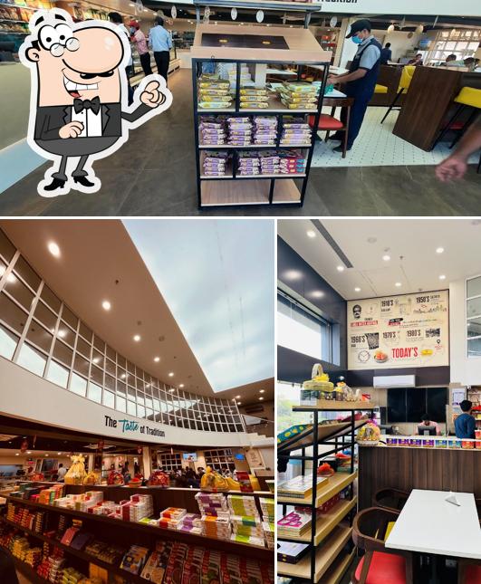 The interior of Haldiram's - Bhandara