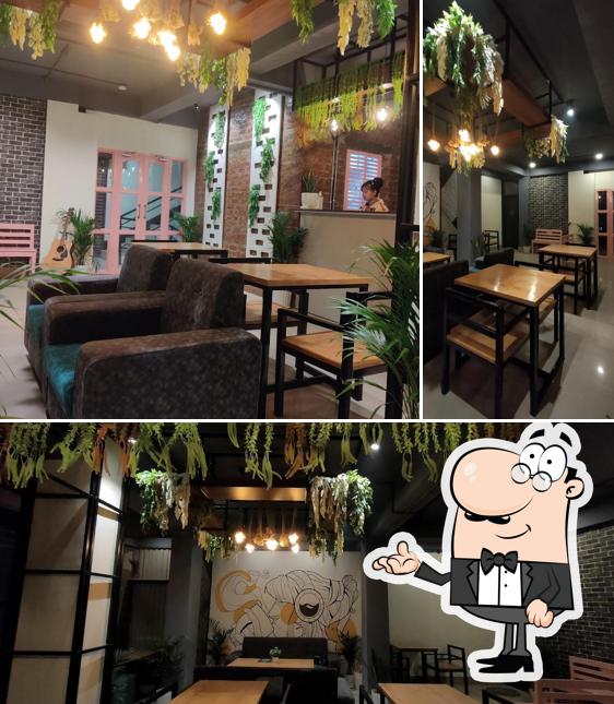 The interior of Pot House