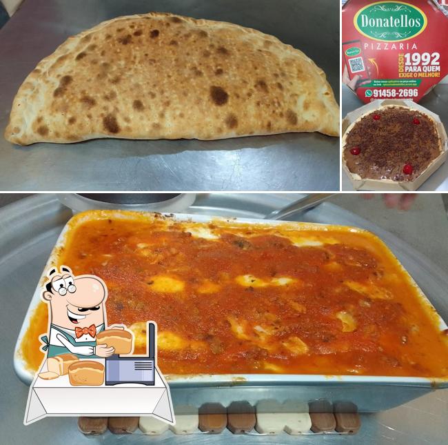 Pão-com-alho em Pizzaria Donatellos