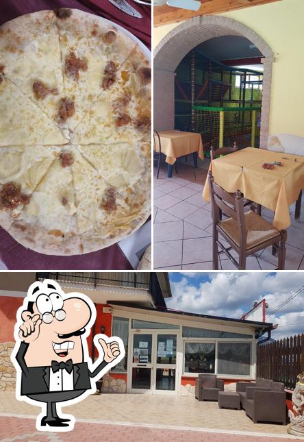 La interni e torta del ristorante