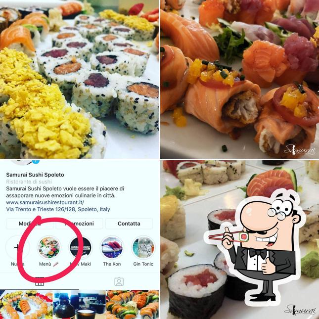 Scegli le diverse opzioni di sushi