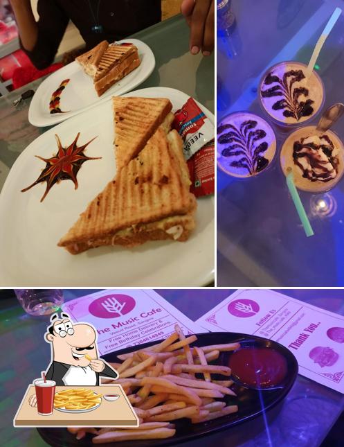 Order fries at The Retro Cafe Sangola