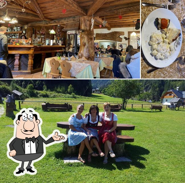 Gli interni di Alte Hütte