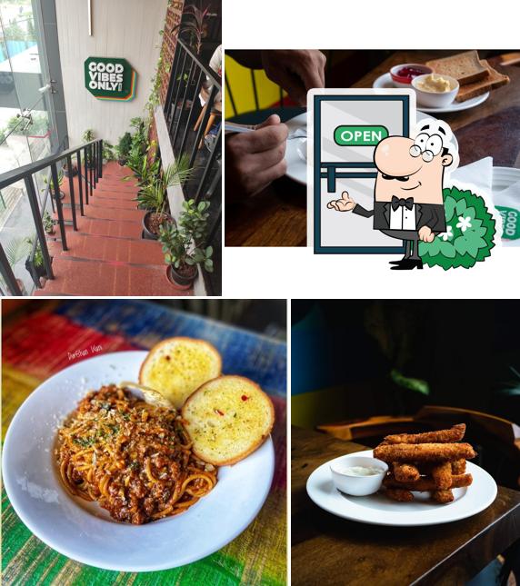 Enjoy the view outside Good Vibes Only Cafe
