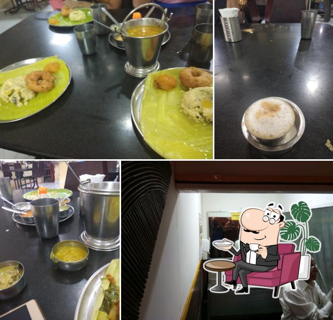 The interior of ASHOK BHAVAN - Veg Restaurant