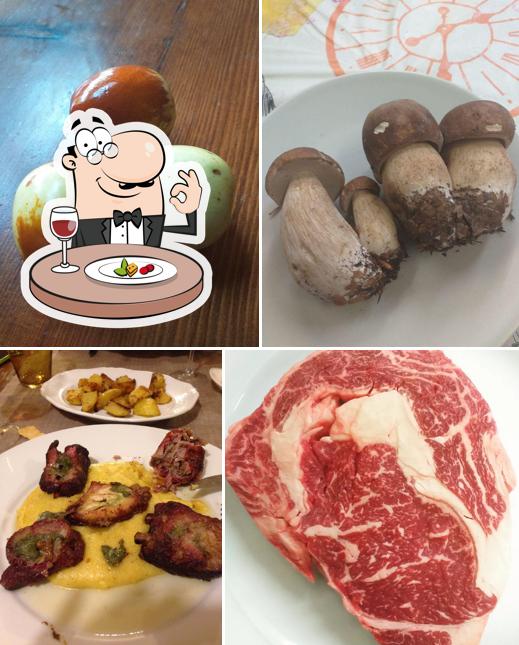 Cibo al Antica Trattoria Piè del Dos Cucina