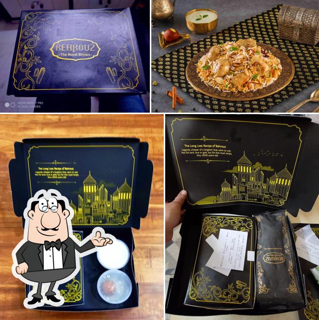 The interior of Behrouz Biryani